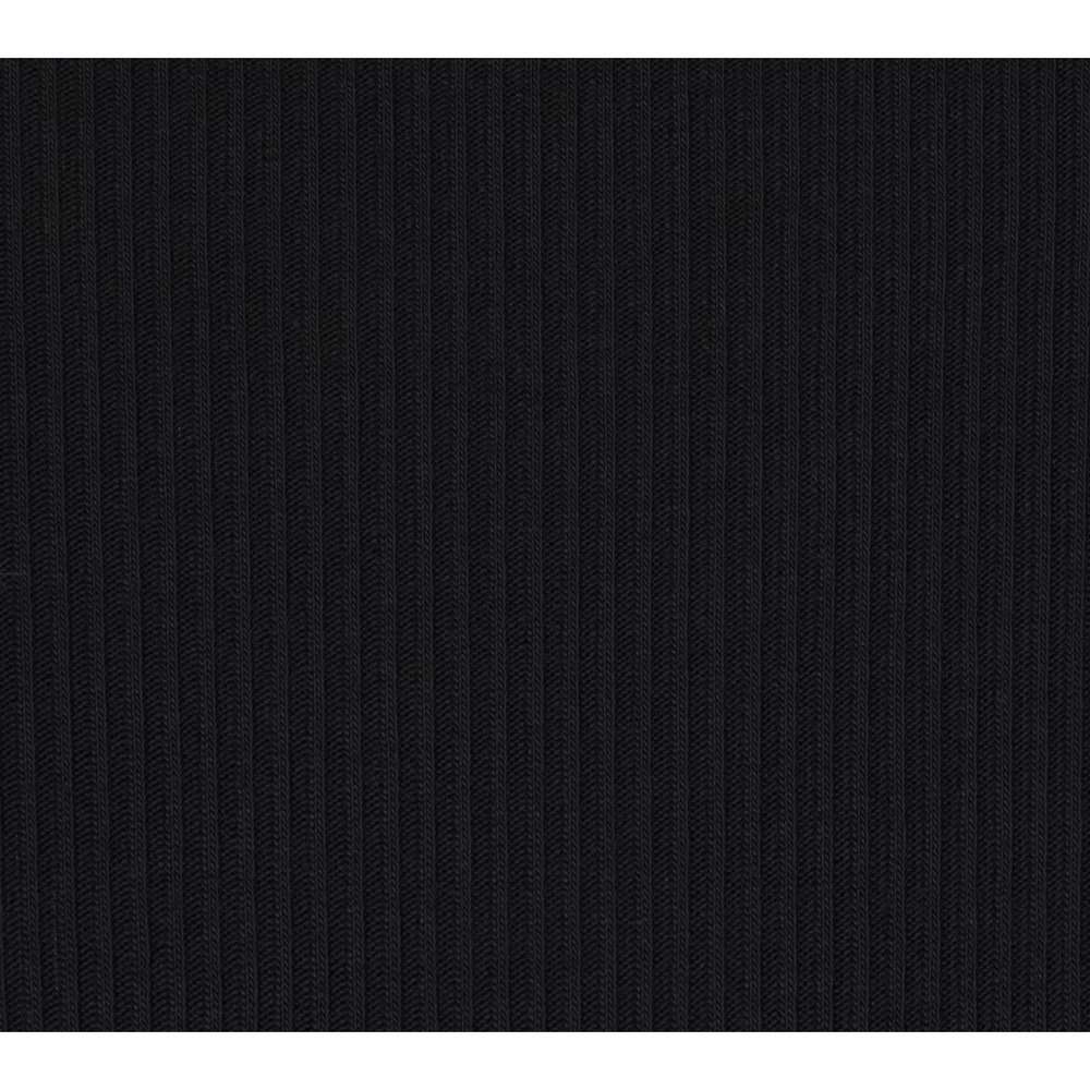 Skims Soft Lounge Long Robe Onyx Black Ribbed Knit Sleepwear RB-ROBE-5848W XS - Picture 7 of 7